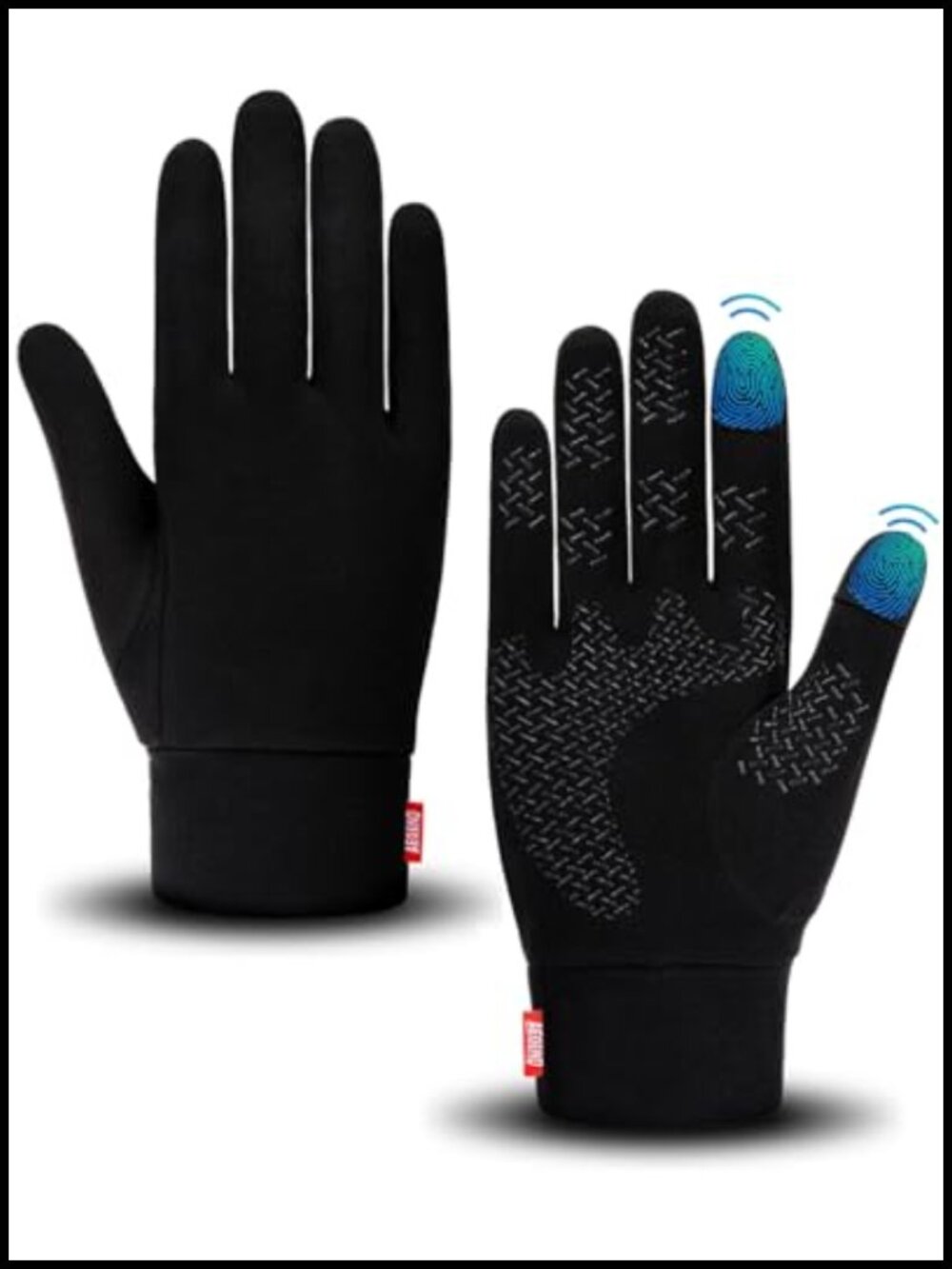 Lightweight Thermal Running Gloves Touchscreen Non-Slip Winter